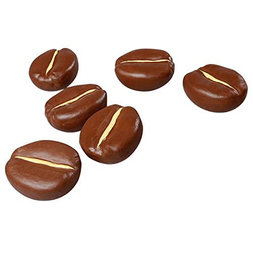 Deco Woerner XXL-Kaffeebohnen Lebensmittel-Attrappe Kaffeebohnen-Imitat XXL 6Stk. braun Deco Woerner XXL-Kaffeebohnen Lebensmittel-Attrappe Kaffeebohnen-Imitat XXL 6Stk. braun von Deco Woerner