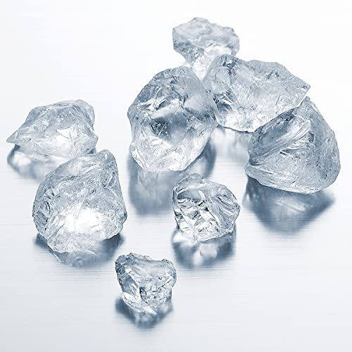 Deko-Crushed EIS aus Glas 4-10mm 1 kg Fake EIS Cocktail-EIS Lebensmittelattrappe von Deco Woerner