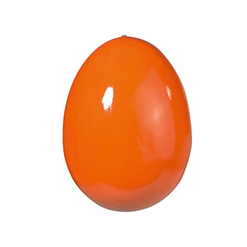Deko-Osterei Deko-Ei Fake-Osterei Osterei Lackoptik 18 cm orange Osterdeko von Deco Woerner