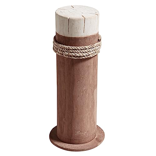 Deko Poller Poller-Imitat aus Styropor im Holz-Look mit Seil dekoriert 15 cm Ø 50 cm hoch braun Deko Poller Poller-Imitat aus Styropor im Holz-Look mit Seil dekoriert 15 cm Ø 50 cm hoch braun von Deco Woerner