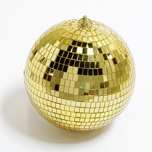 Deko-Spiegelkugel Diskokugel Party-Spiegelkugel Gold 20 cm Ø mit Aufhängung Deko-Spiegelkugel Diskokugel Party-Spiegelkugel Gold 20 cm Ø mit Aufhängung von Deco Woerner