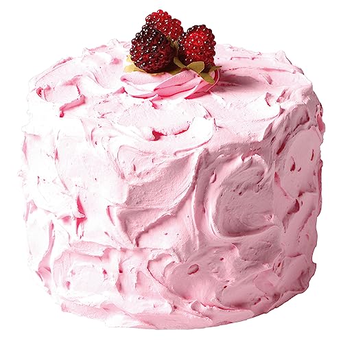 Himbeertorte Deko-Torte Lebensmittelattrappe Sahnetorte Fake-Torte rosa 15 cmØ von Deco Woerner