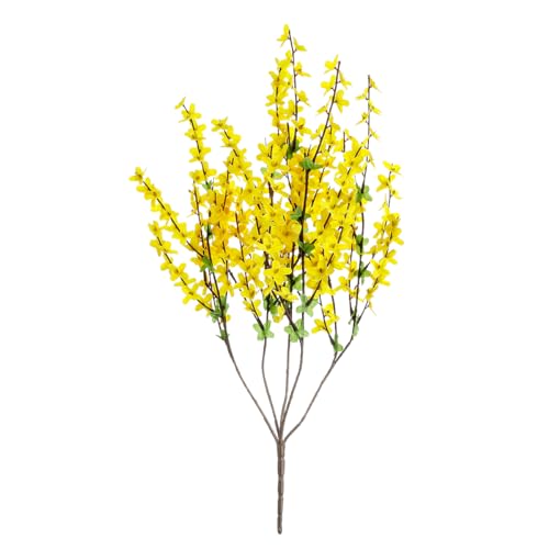 Künstlicher Deko Forsythienbusch 20 x 59 cm gelb Deko-Zweig Kunstpflanze künstlicher-Forsythienbusch künstlicher Zweig von Deco Woerner