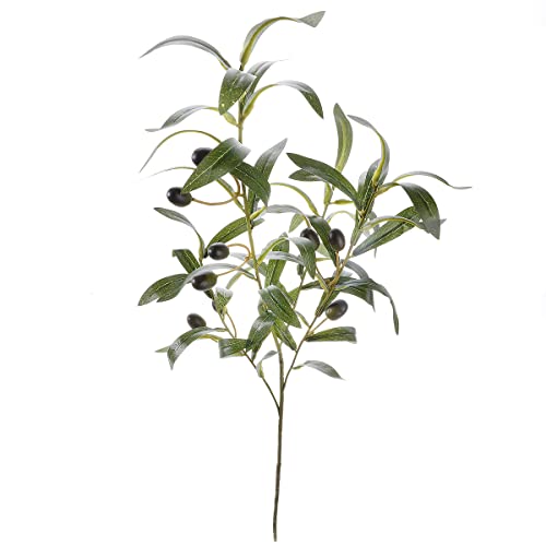 Olivenzweig mit Kunstoliven Dekozweig Kunstpflanze Kunst-Olivenzweig 84 cm von Deco Woerner