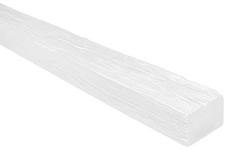 DECO WOOD Deckenbalken ED107 aus Polyurethane, 2m Länge, PU Balken Holzoptik (weiß - 9x6cm) Wandbalken Hartschaum Deckenverkleidung DECO WOOD Deckenbalken ED107 aus Polyurethane, 2m Länge, PU Balken Holzoptik (weiß - 9x6cm) Wandbalken Hartschaum Deckenverkleidung von Decowood