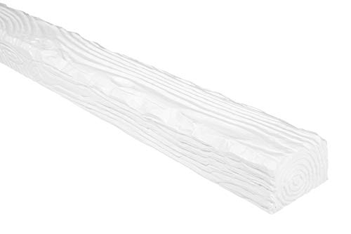 DECO WOOD Deckenbalken EQ007 aus Polyurethane, 2m Länge, PU Balken Holzoptik (weiß - 9x6cm) Wandbalken Hartschaum Deckenverkleidung DECO WOOD Deckenbalken EQ007 aus Polyurethane, 2m Länge, PU Balken Holzoptik (weiß - 9x6cm) Wandbalken Hartschaum Deckenverkleidung von Decowood