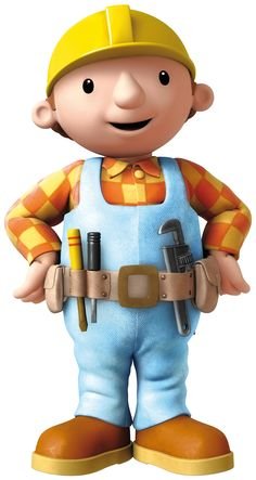 Bob the Builder – Bob der Baumeister Kunstdruck Plakat für die Wand Moderne Dekoration Art Deco Zimmer Stilisierung Wanddekoration Ungerahmt von Deco-online