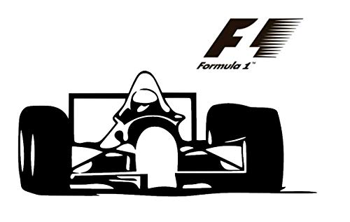 Formel 1 Auto Logo F1 Sport Wandtattoo Wohnzimmer Zuhause Moderne Aufkleber Dekoration Dekor Stilvoll Abziehbilder Kunst von Deco-online