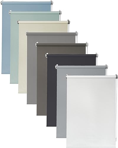 Deco4Me Thermo Verdunklungsrollo ohne Bohren (120 x 160 cm, Weiß (Blackout)) - lichtundurchlässig & wärmeisolierend - Thermrollo, Abdunkelungsrollo, Klemmrollo Verdunkelung (Stoffbreite 116 cm) Deco4Me Thermo Verdunklungsrollo ohne Bohren (120 x 160 cm, Weiß (Blackout)) - lichtundurchlässig & wärmeisolierend - Thermrollo, Abdunkelungsrollo, Klemmrollo Verdunkelung (Stoffbreite 116 cm) von Deco4Me