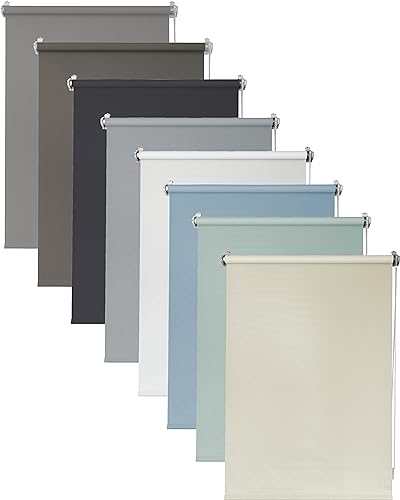 Deco4Me Seitenzugrollo (80 x 160 cm, Creme) - Blickdicht & lichtdurchlässig - werkzeugfreie Montage ohne Bohren - Jalousien & Rollos für Fenster - Tageslichtrollo, Klemmrollo (Stoffbreite 76 cm) Deco4Me Seitenzugrollo (80 x 160 cm, Creme) - Blickdicht & lichtdurchlässig - werkzeugfreie Montage ohne Bohren - Jalousien & Rollos für Fenster - Tageslichtrollo, Klemmrollo (Stoffbreite 76 cm) von Deco4Me