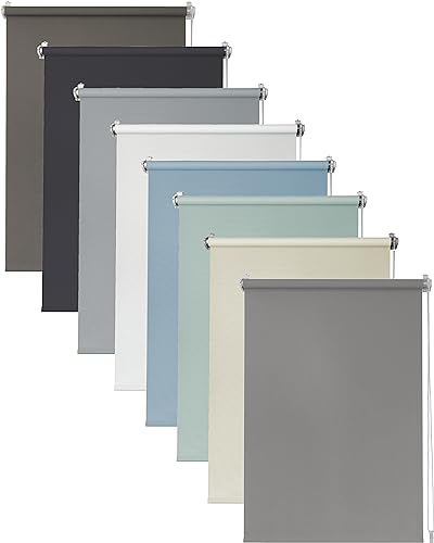 Deco4Me Seitenzugrollo (60 x 160 cm, Taupe) - Blickdicht & lichtdurchlässig - werkzeugfreie Montage ohne Bohren - Jalousien & Rollos für Fenster - Tageslichtrollo, Klemmrollo (Stoffbreite 56 cm) Deco4Me Seitenzugrollo (60 x 160 cm, Taupe) - Blickdicht & lichtdurchlässig - werkzeugfreie Montage ohne Bohren - Jalousien & Rollos für Fenster - Tageslichtrollo, Klemmrollo (Stoffbreite 56 cm) von Deco4Me