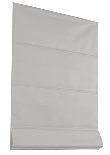 Raffrollo 45x160cm weiß Raffgardine Fenster Faltrollo Rollo Gardine Raffrollo 45x160cm weiß Raffgardine Fenster Faltrollo Rollo Gardine von Deco4Me