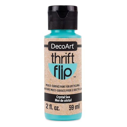 Deco Art Thrift Flip Multi-Purpose Satin Enamel 2oz-Crystal Sea von DecoArt