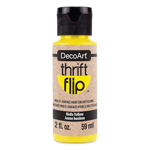 Deco Art Thrift Flip Multi-Purpose Satin Enamel 2oz-Hello Yellow Deco Art Thrift Flip Multi-Purpose Satin Enamel 2oz-Hello Yellow von DecoArt
