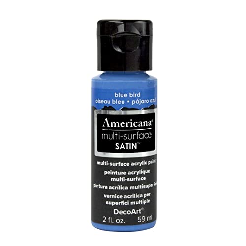 Deco Art numetal – 30–27 Americana Oberflächen Satin Farbe 2oz-blue Bird von DecoArt