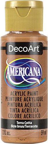 DecoArt Americana Mehrzweck-Acrylfarbe, 59 ml, Terra Cotta DecoArt Americana Mehrzweck-Acrylfarbe, 59 ml, Terra Cotta von DecoArt