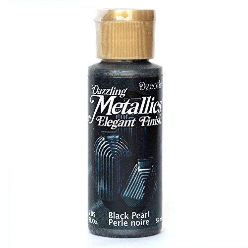 DecoArt USA Produkt - Dazzling Metallics Acrylic Paint 2 Ounces-Black Pearl von DecoArt