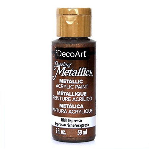 DecoArt USA Produkt - Dazzling Metallics Acrylic Paint 2 Ounces-Rich Espresso von DecoArt