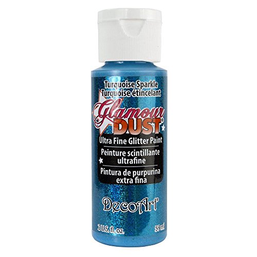 Glamour Dust Glitzerfarbe, 60 ml, Türkis von DecoArt