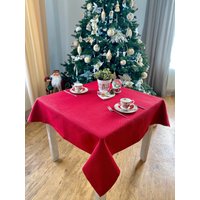 Doppelseitige Tischdecke, Neujahrstischdecke, Gobelin-Tischdecke, Weihnachtsteppich, Neujahrsgeschenk von DecoBelin