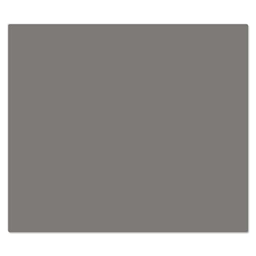 DecoCat Herdabdeckplatte Ceranfeld 60x52 cm Einteilige Schneideplatte aus Glas Rechteckige Kochfeldabdeckung Einfarbig Graualuminium (90063) von DecoCat