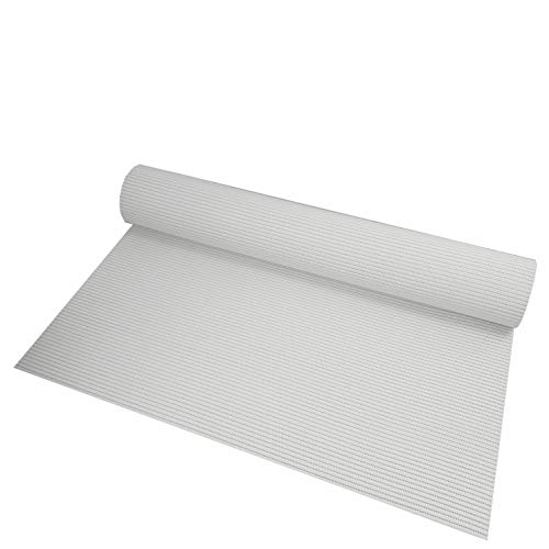 Aqua Mat Bodenbelag Badvorleger Duschmatte Breite 130 cm Länge und Farbe wählbar Weiss 130 x 270 cm abwaschbar Bodenmatte Badematte von DecoHomeTextil Heimtextilmanufaktur