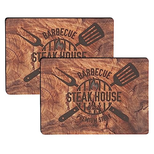 BBQ Tischsets mit Teflon-Fleckschutzausrüstung 2er-Set Premium Steak 30 x 43 cm Anti-Rutsch Rückseite BBQ Tischsets mit Teflon-Fleckschutzausrüstung 2er-Set Premium Steak 30 x 43 cm Anti-Rutsch Rückseite von DecoHomeTextil Heimtextilmanufaktur