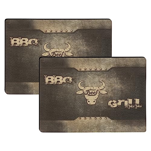 DecoHomeTextil Heimtextilmanufaktur BBQ Tischsets mit Teflon-Fleckschutzausrüstung 2er-Set BBQ Beef 30 x 43 cm Anti-Rutsch Rückseite DecoHomeTextil Heimtextilmanufaktur BBQ Tischsets mit Teflon-Fleckschutzausrüstung 2er-Set BBQ Beef 30 x 43 cm Anti-Rutsch Rückseite von DecoHomeTextil Heimtextilmanufaktur