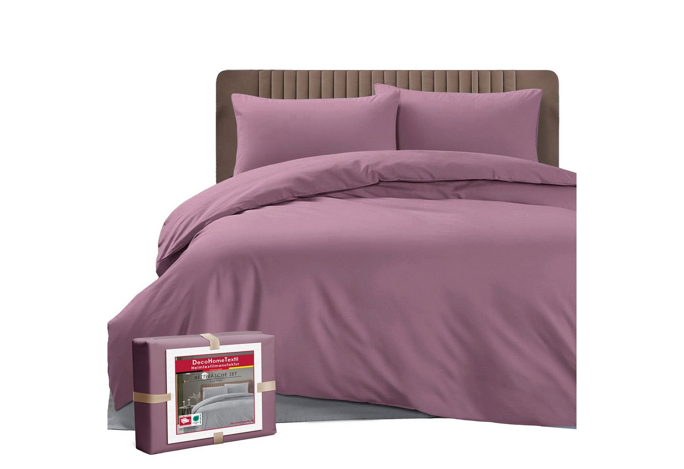 DecoHomeTextil Heimtextilmanufaktur Bettwäsche Set Bettgarnitur mit Reißverschluss Polycotton Uni DecoHomeTextil Heimtextilmanufaktur Bettwäsche Set Bettgarnitur mit Reißverschluss Polycotton Uni von DecoHomeTextil Heimtextilmanufaktur