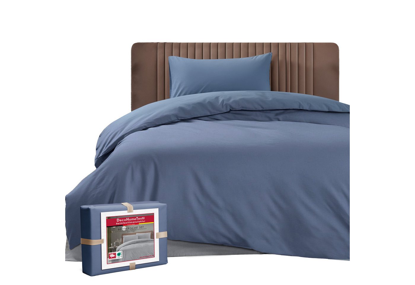 DecoHomeTextil Heimtextilmanufaktur Bettwäsche Set Bettgarnitur mit Reißverschluss Polycotton Uni DecoHomeTextil Heimtextilmanufaktur Bettwäsche Set Bettgarnitur mit Reißverschluss Polycotton Uni von DecoHomeTextil Heimtextilmanufaktur
