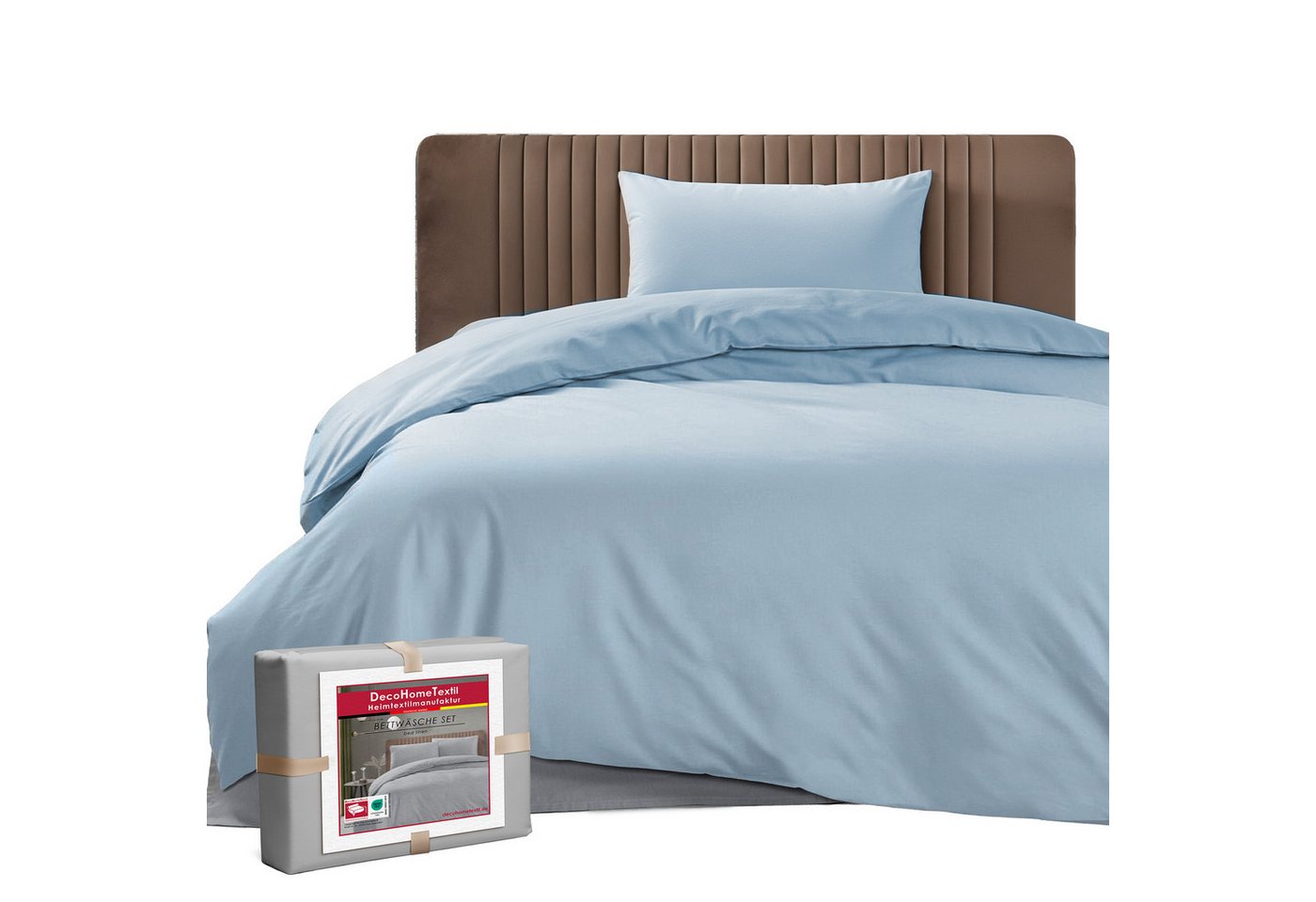 DecoHomeTextil Heimtextilmanufaktur Bettwäsche Set Bettgarnitur mit Reißverschluss Polycotton Uni DecoHomeTextil Heimtextilmanufaktur Bettwäsche Set Bettgarnitur mit Reißverschluss Polycotton Uni von DecoHomeTextil Heimtextilmanufaktur