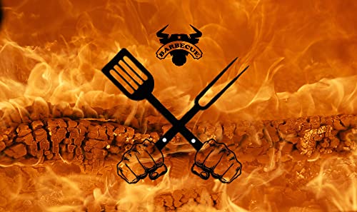 DecoHomeTextil Heimtextilmanufaktur Grillmatte Grillunterlage Bodenschutz Barbecue-Matte Höllenfeuer Devil 75 x 120 cm Muster wählbar Anti-Rutsch Schwerentflammbar DecoHomeTextil Heimtextilmanufaktur Grillmatte Grillunterlage Bodenschutz Barbecue-Matte Höllenfeuer Devil 75 x 120 cm Muster wählbar Anti-Rutsch Schwerentflammbar von DecoHomeTextil Heimtextilmanufaktur