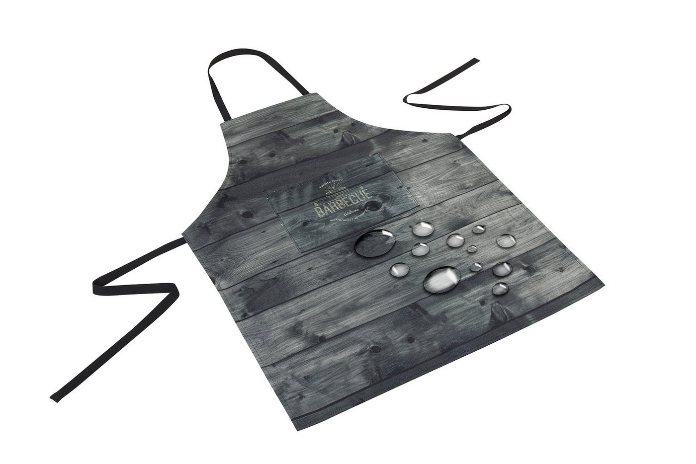 DecoHomeTextil Heimtextilmanufaktur Grillschürze Schürze mit Fleckschutzausrüstung 65 x 80 cm mit Bändern, wasserabweisend, fleckschutzausrüstung von DecoHomeTextil Heimtextilmanufaktur
