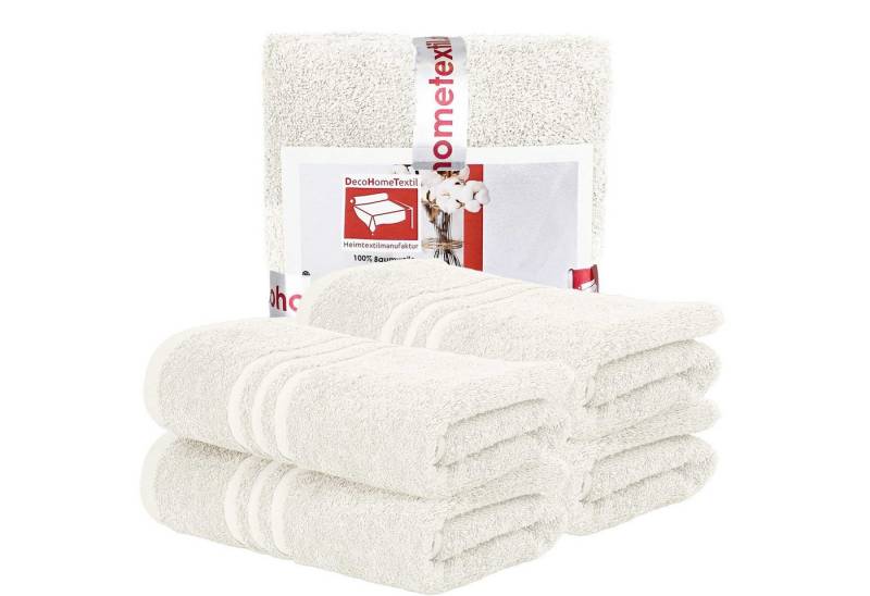 DecoHomeTextil Heimtextilmanufaktur Handtuch Handtuch Set 100% Baumwolle hochwertig kuschelweich saugstark von DecoHomeTextil Heimtextilmanufaktur