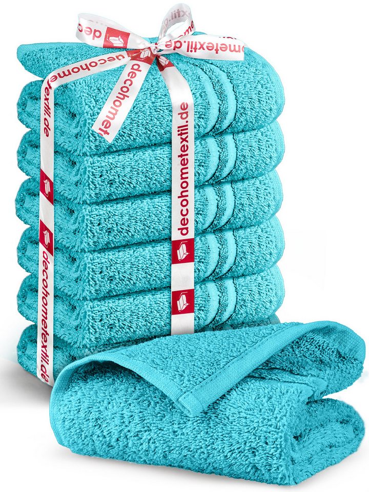 DecoHomeTextil Heimtextilmanufaktur Handtuch Handtuch Set 100% Baumwolle hochwertig kuschelweich saugstark von DecoHomeTextil Heimtextilmanufaktur
