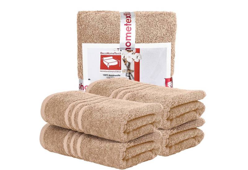 DecoHomeTextil Heimtextilmanufaktur Handtuch Handtuch Set 100% Baumwolle hochwertig kuschelweich saugstark von DecoHomeTextil Heimtextilmanufaktur
