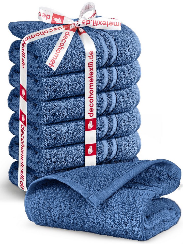 DecoHomeTextil Heimtextilmanufaktur Handtuch Handtuch Set 100% Baumwolle hochwertig kuschelweich saugstark von DecoHomeTextil Heimtextilmanufaktur