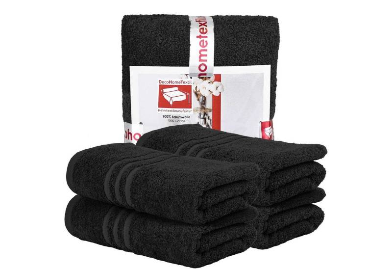 DecoHomeTextil Heimtextilmanufaktur Handtuch Handtuch Set 100% Baumwolle hochwertig kuschelweich saugstark von DecoHomeTextil Heimtextilmanufaktur