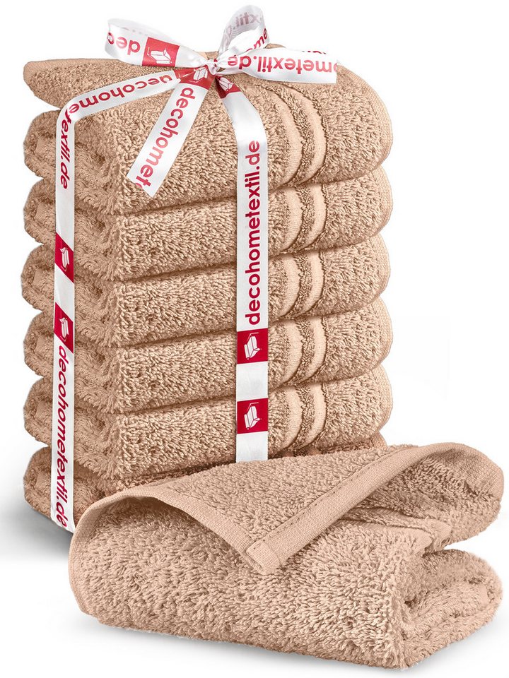 DecoHomeTextil Heimtextilmanufaktur Handtuch Handtuch Set 100% Baumwolle hochwertig kuschelweich saugstark von DecoHomeTextil Heimtextilmanufaktur