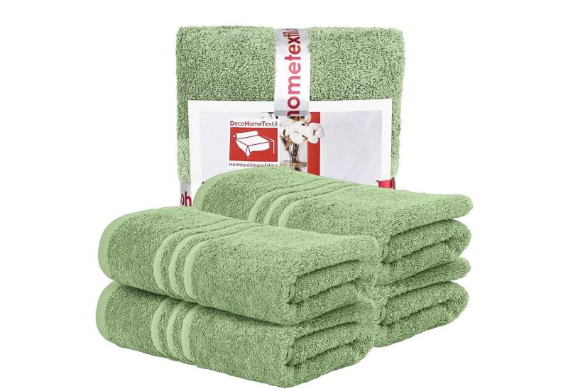 DecoHomeTextil Heimtextilmanufaktur Handtuch Handtuch Set 100% Baumwolle hochwertig kuschelweich saugstark von DecoHomeTextil Heimtextilmanufaktur
