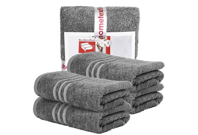 DecoHomeTextil Heimtextilmanufaktur Handtuch Handtuch Set 100% Baumwolle hochwertig kuschelweich saugstark von DecoHomeTextil Heimtextilmanufaktur
