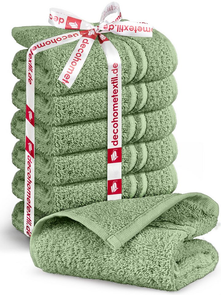 DecoHomeTextil Heimtextilmanufaktur Handtuch Handtuch Set 100% Baumwolle hochwertig kuschelweich saugstark von DecoHomeTextil Heimtextilmanufaktur