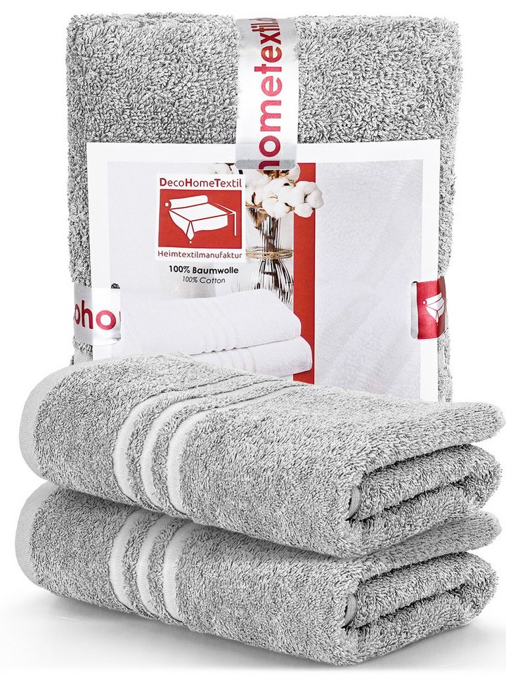 DecoHomeTextil Heimtextilmanufaktur Handtuch Handtuch Set 100% Baumwolle hochwertig kuschelweich saugstark DecoHomeTextil Heimtextilmanufaktur Handtuch Handtuch Set 100% Baumwolle hochwertig kuschelweich saugstark von DecoHomeTextil Heimtextilmanufaktur