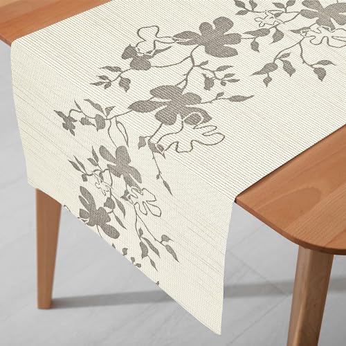 DecoHomeTextil Heimtextilmanufaktur Miami 3D Druck Tischläufer Tablerunner Breite 40 cm Länge und Farbe wählbar Champagner 40 x 350 cm DecoHomeTextil Heimtextilmanufaktur Miami 3D Druck Tischläufer Tablerunner Breite 40 cm Länge und Farbe wählbar Champagner 40 x 350 cm von DecoHomeTextil Heimtextilmanufaktur