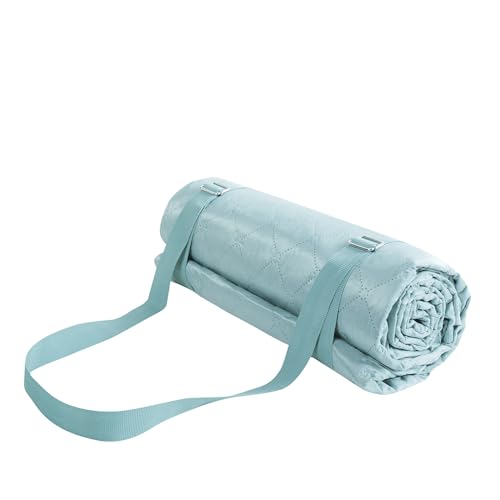 DecoHomeTextil Heimtextilmanufaktur Picknickmatte mit Tragegurt Aqua 130 x 170 cm Matte Strand Wandern Outdoor Pool Schwimmbad Camping DecoHomeTextil Heimtextilmanufaktur Picknickmatte mit Tragegurt Aqua 130 x 170 cm Matte Strand Wandern Outdoor Pool Schwimmbad Camping von DecoHomeTextil Heimtextilmanufaktur