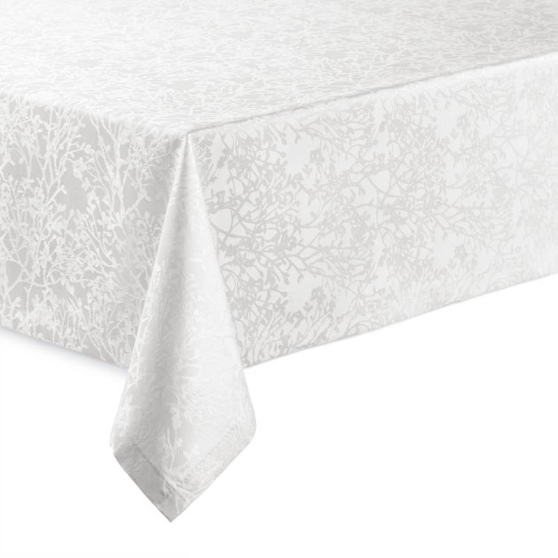 DecoHomeTextil Heimtextilmanufaktur Tischdecke Harmony hochwertig pflegeleicht mit Saumrand von DecoHomeTextil Heimtextilmanufaktur