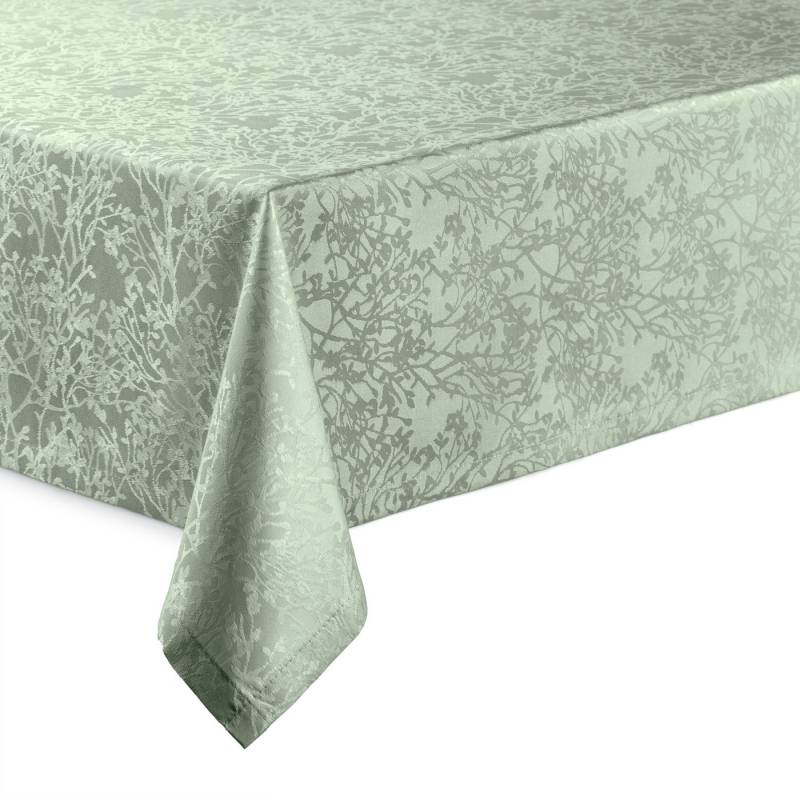 DecoHomeTextil Heimtextilmanufaktur Tischdecke Harmony hochwertig pflegeleicht mit Saumrand von DecoHomeTextil Heimtextilmanufaktur