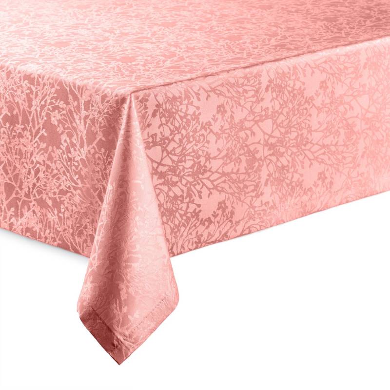 DecoHomeTextil Heimtextilmanufaktur Tischdecke Harmony hochwertig pflegeleicht mit Saumrand von DecoHomeTextil Heimtextilmanufaktur