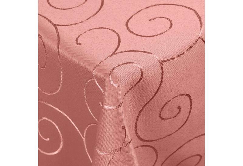 DecoHomeTextil Heimtextilmanufaktur Tischdecke Kringel Circle Tafeldecke Ornamente Damast Tischdecke von DecoHomeTextil Heimtextilmanufaktur