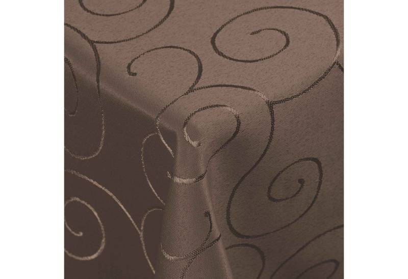 DecoHomeTextil Heimtextilmanufaktur Tischdecke Kringel Circle Tafeldecke Ornamente Damast Tischdecke von DecoHomeTextil Heimtextilmanufaktur